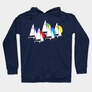 Fireball Sailboats Racing Hoodie